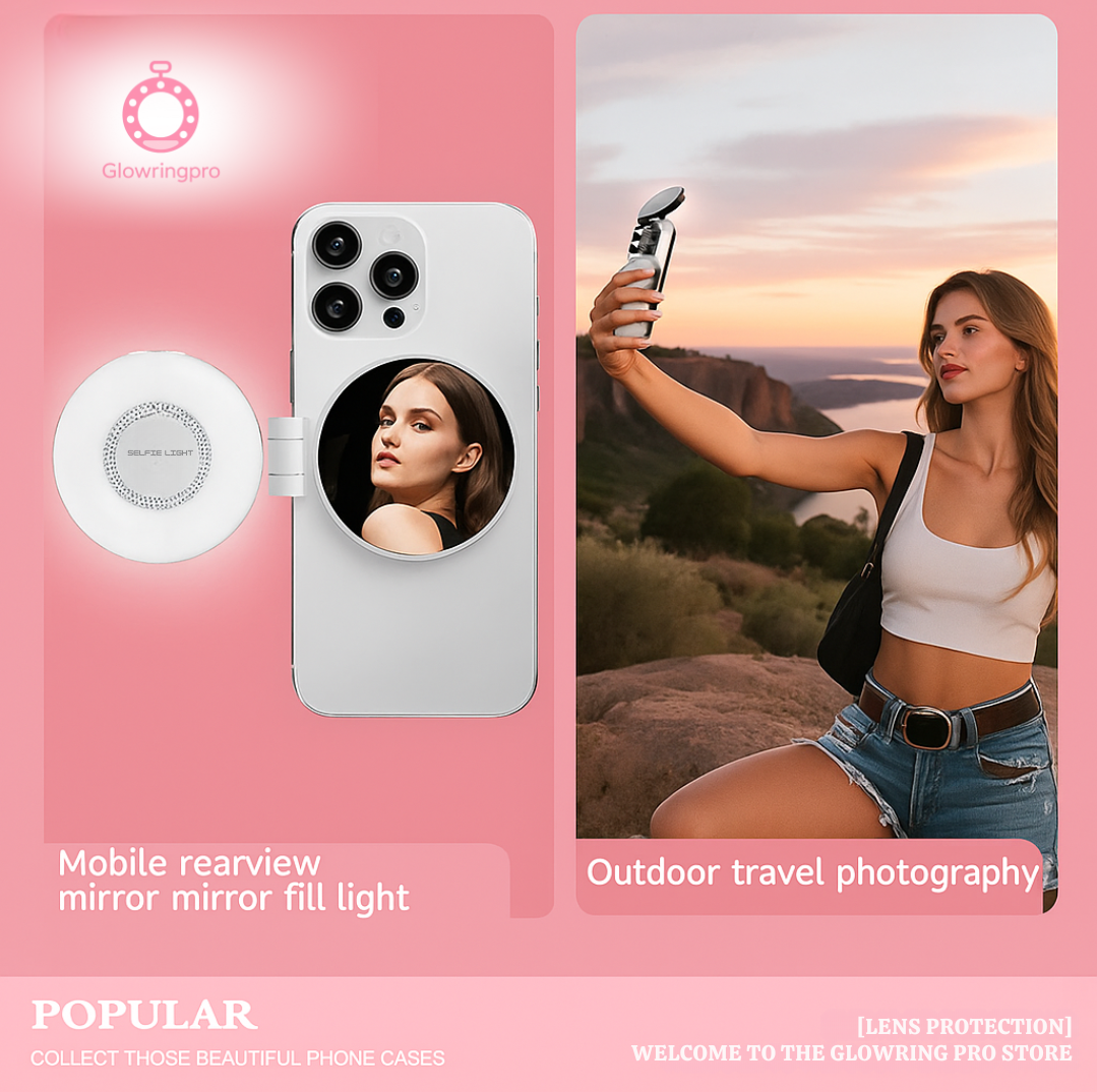 Magnetic 3-in-1 LED Selfie Light