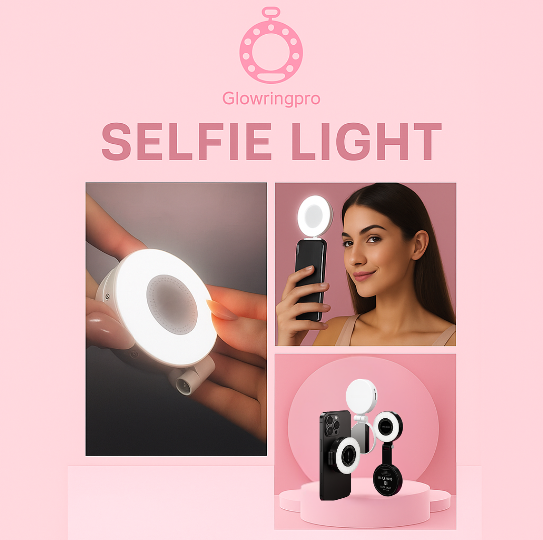 Magnetic 3-in-1 LED Selfie Light