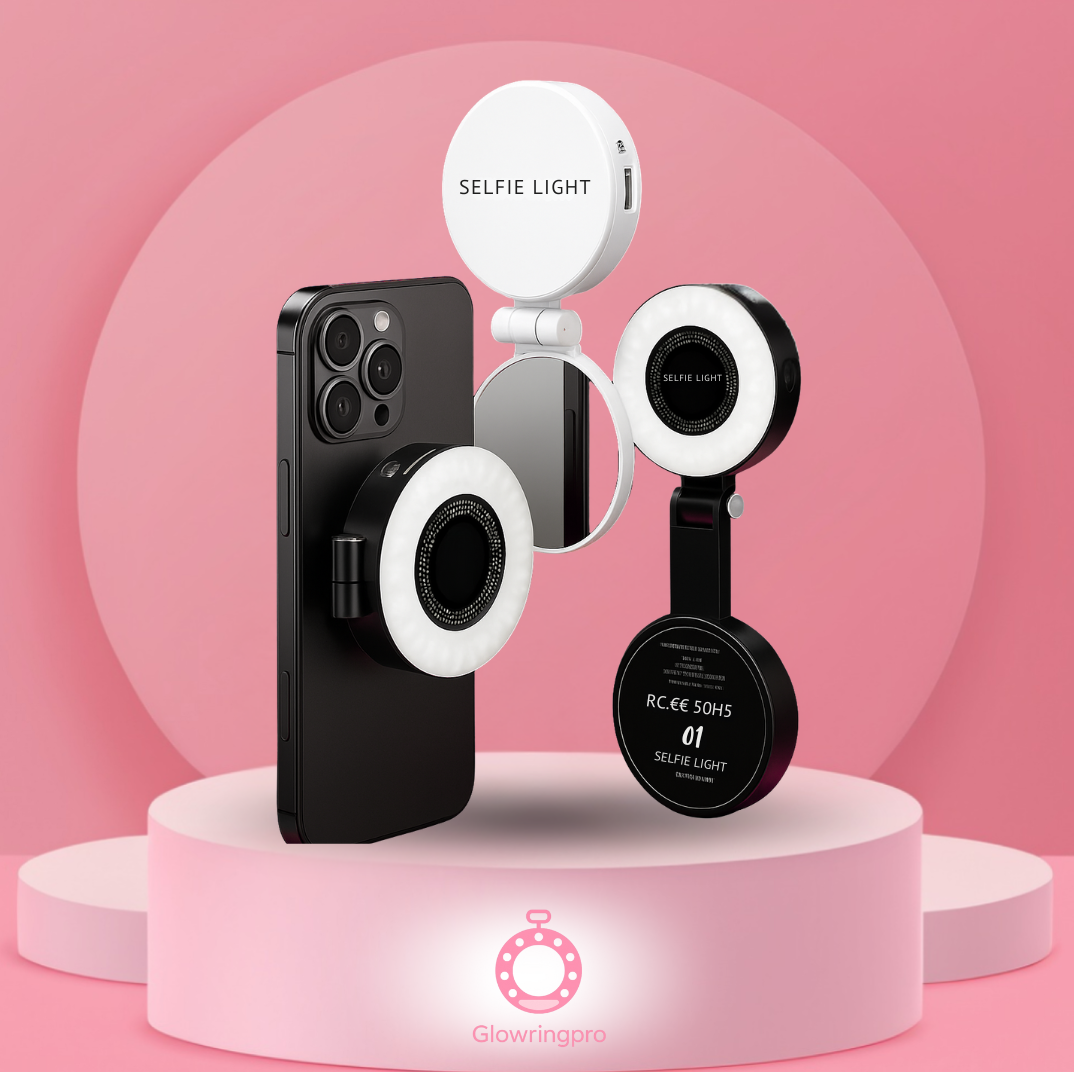 Magnetic 3-in-1 LED Selfie Light
