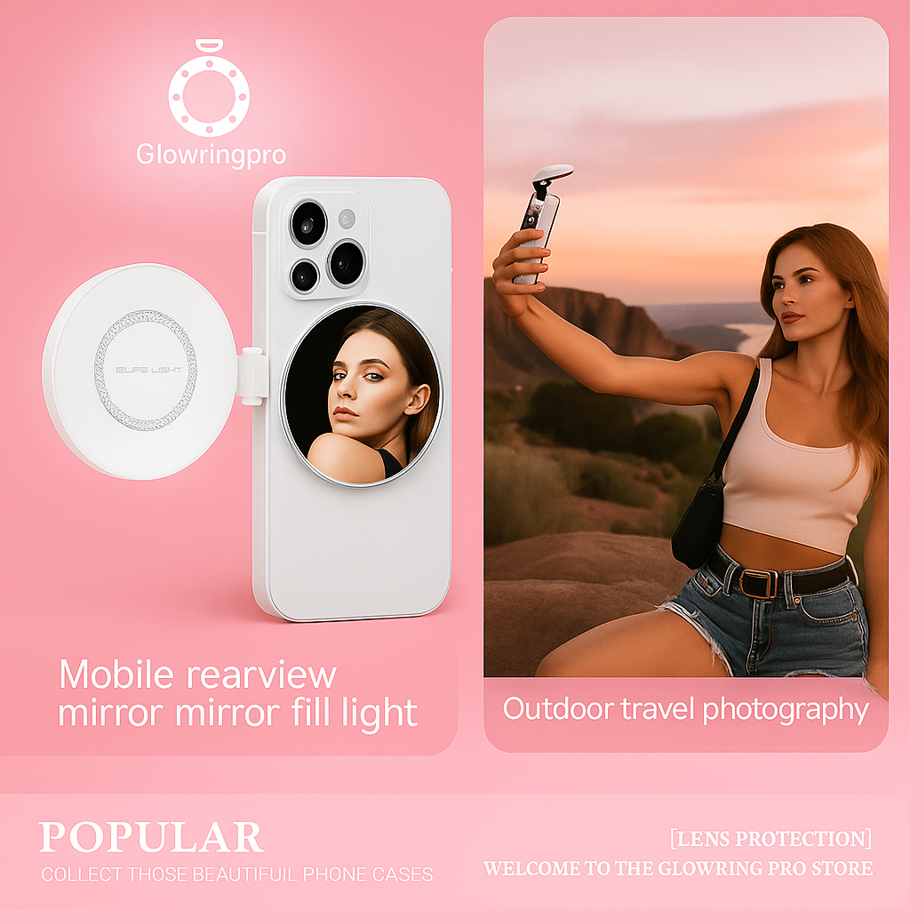 Magnetic 3-in-1 LED Selfie Light
